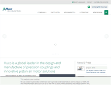 Tablet Screenshot of huco.com